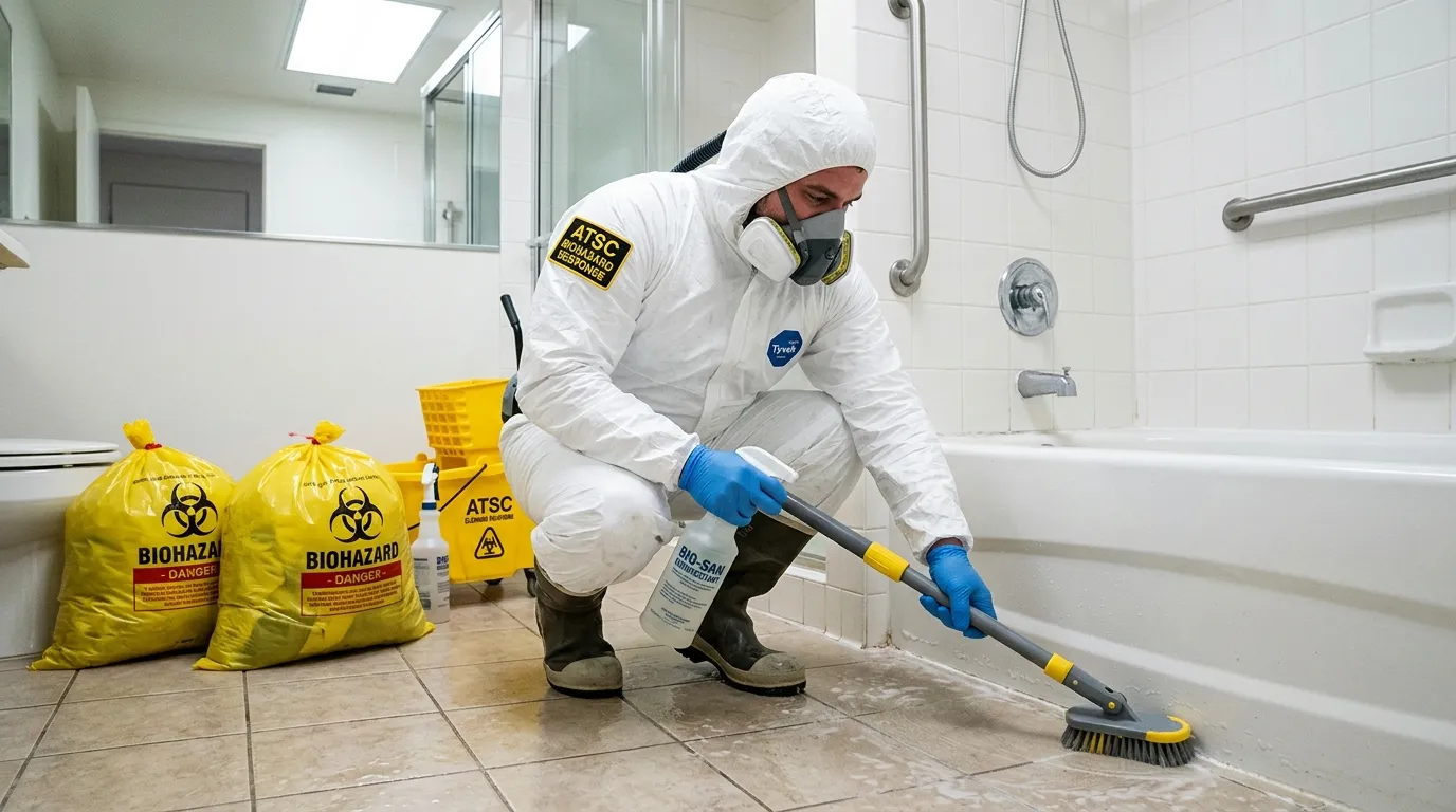 Decontamination equipment deployed for Blood Cleanup in Mattapan